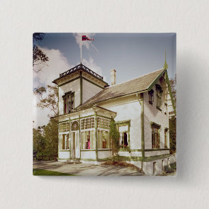 Badge Carré 5 Cm Chambre d'Edvard Grieg