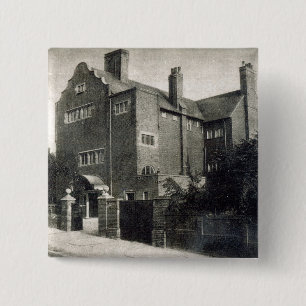 Badge Carré 5 Cm Chambre pour Edwin longtemps