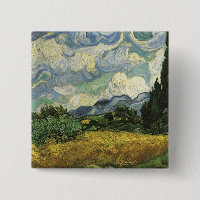 Champ de blé avec Cyprès, Vincent Van Gogh