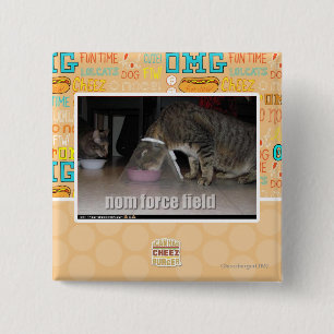 Badge Carré 5 Cm champ de force de nom