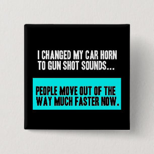 BADGE CARRÉ 5 CM CHANGÉ SON DE LA CORDE DE VOITURE POUR LE FEU D'AR