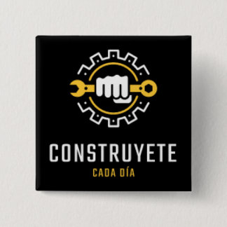 Badge Carré 5 Cm Chapa elegante