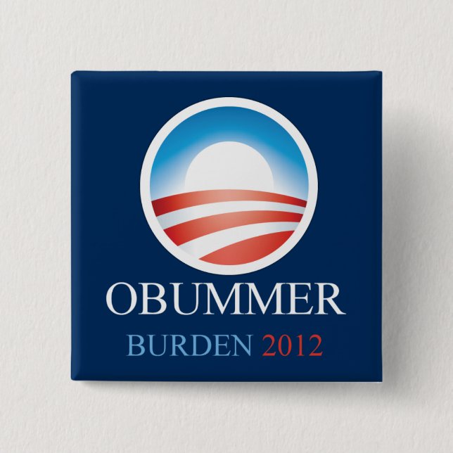 Badge Carré 5 Cm Charge 2012 d'Obummer (Devant)