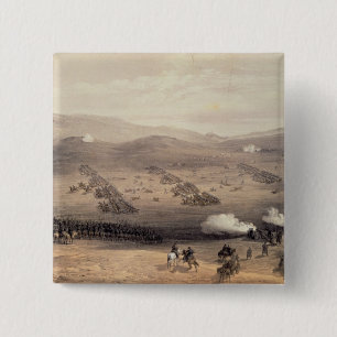 Badge Carré 5 Cm Charge de la brigade de cavalerie légère