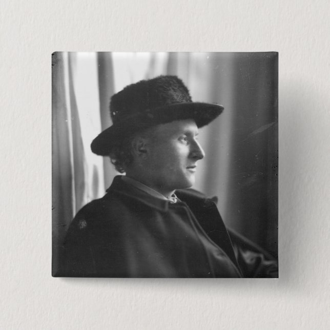 Badge Carré 5 Cm Charles Voysey (Devant)