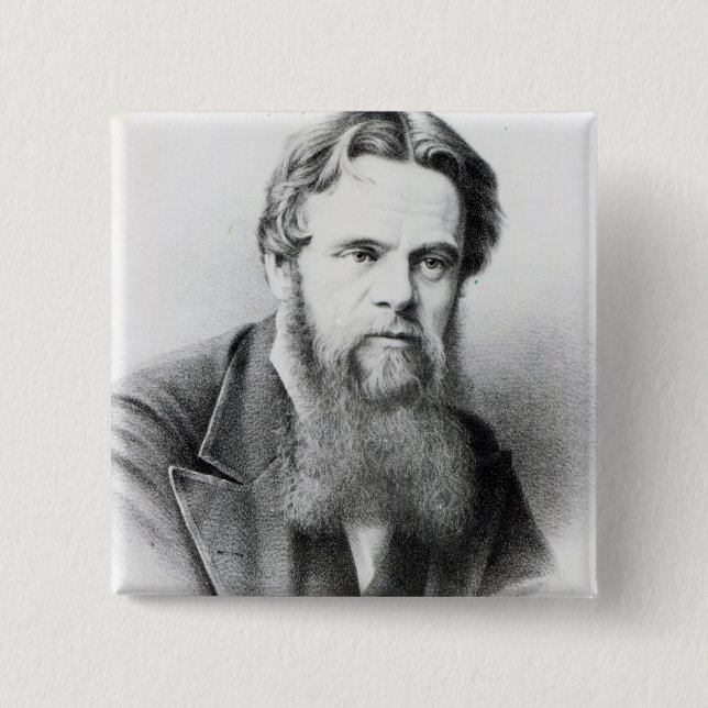 Badge Carré 5 Cm Chasse à William Holman (Devant)