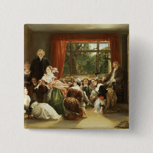 Badge Carré 5 Cm Chassez la pantoufle chez Flamborough voisin