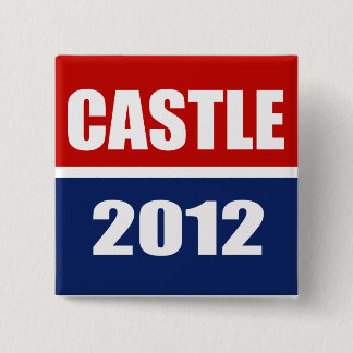BADGE CARRÉ 5 CM CHÂTEAU 2012