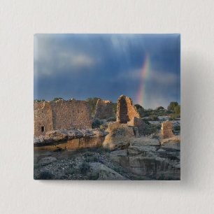 Badge Carré 5 Cm Château de Hovenweep, Monument national de Hovenwe