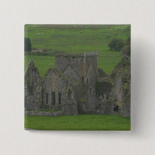 Badge Carré 5 Cm Château Irlande