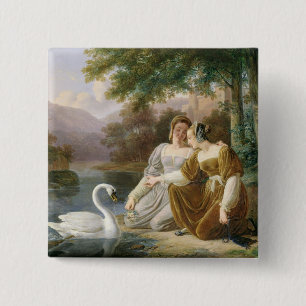 Badge Carré 5 Cm Châtelaines