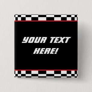 Badge Carré 5 Cm Checkered Square