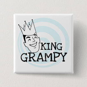 Badge Carré 5 Cm Chemises et cadeaux King Grampy