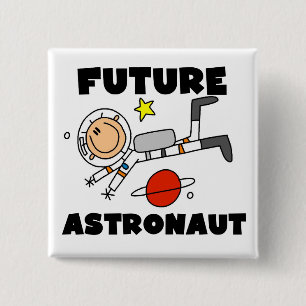 Badge Carré 5 Cm Chemises et cadeaux pour futur astronaute