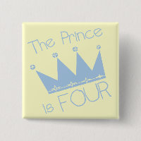 Chemises et cadeaux Prince Crown 4th Birthday
