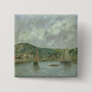 Badge Carré 5 Cm Cherbourg, 1883 (huile sur la toile)