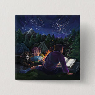 Badge Carré 5 Cm Chevaliers d'été