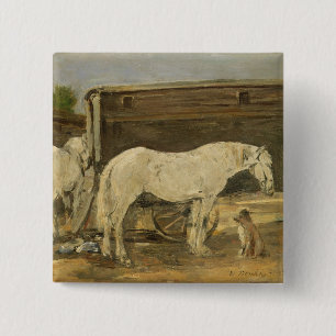 Badge Carré 5 Cm Chevaux gitans, c.1885-90 (huile sur la toile)