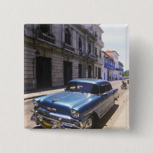 Badge Carré 5 Cm Chevrolet classique magnifiquement restauré à part