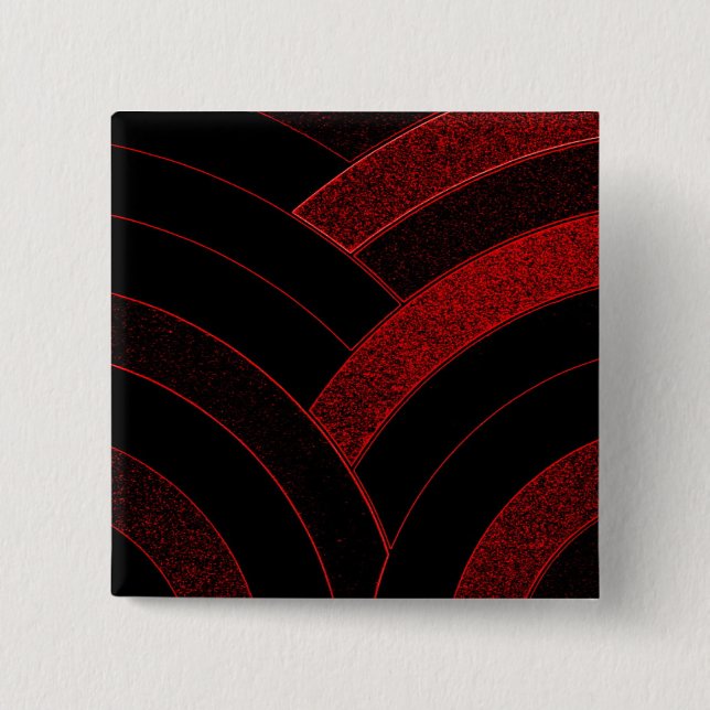 Badge Carré 5 Cm chevron chic et design (Devant)