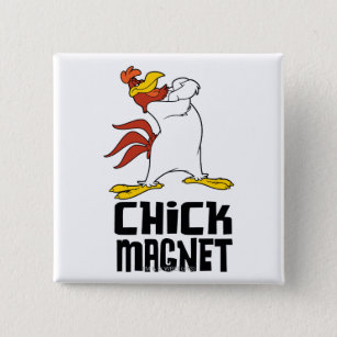 Badge Carré 5 Cm Chick Magnet