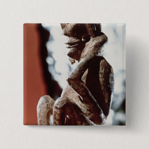 Badge Carré 5 Cm Chiffre de Nomali de la tribu de Mende