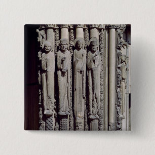 Badge Carré 5 Cm Chiffre inconnu, le Roi Solomon