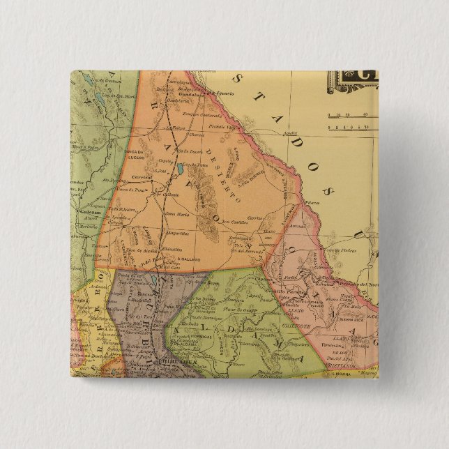 Badge Carré 5 Cm Chihuahua (Devant)