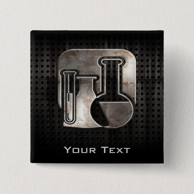 Badge Carré 5 Cm Chimie rocailleuse (Devant)