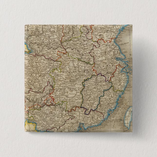 Badge Carré 5 Cm Chine 12 (Devant)