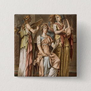 Badge Carré 5 Cm Choeur des femmes israélites, costumes pour