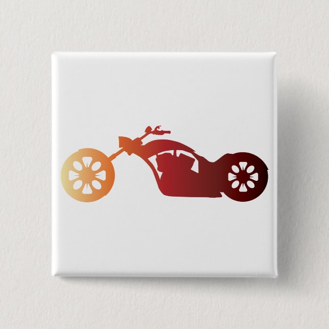 BADGE CARRÉ 5 CM CHOPPER (Devant)