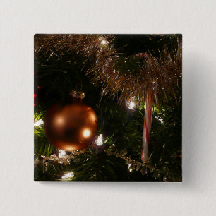 Badge Carré 5 Cm Christmas Tree II Sucre de canne de vacances et Ti