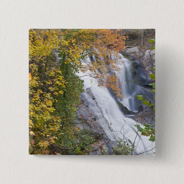Badge Carré 5 Cm Chutes de la rivière Bald (Devant)