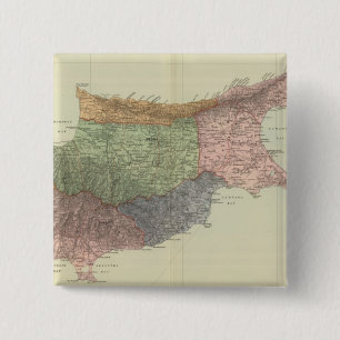 Badge Carré 5 Cm Chypre