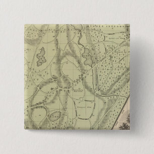 Badge Carré 5 Cm Cimetière de Woodlawn