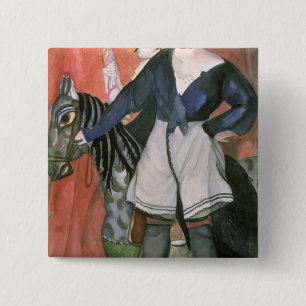 Badge Carré 5 Cm Cirque Scene, 1917