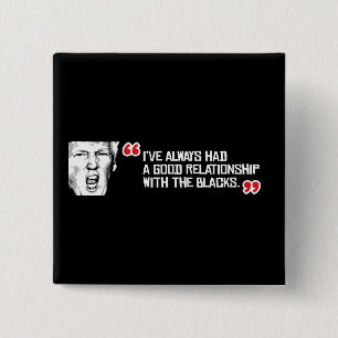 Badge Carré 5 Cm Citation d'atout - j'ai toujours eu un bon rapport