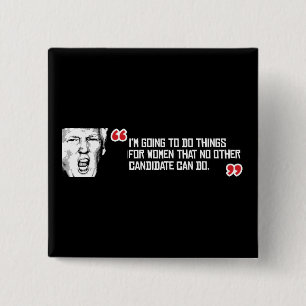 Badge Carré 5 Cm Citation d'atout - je vais faire des choses pour