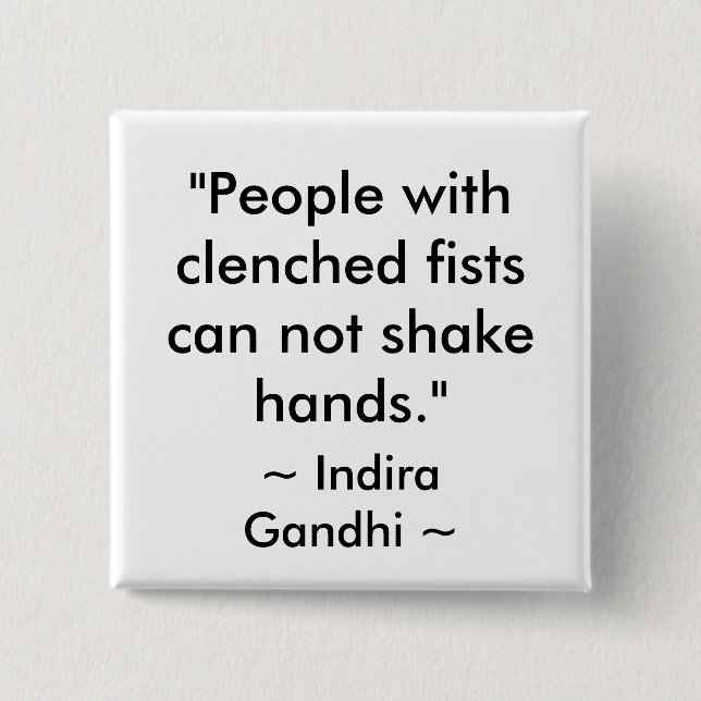 BADGE CARRÉ 5 CM CITATION DE PAIX (Devant)