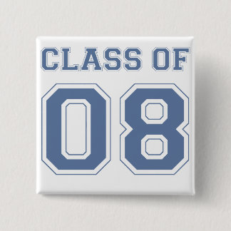Badge Carré 5 Cm Classe de 08