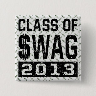 Badge Carré 5 Cm Classe de $WAG 2013