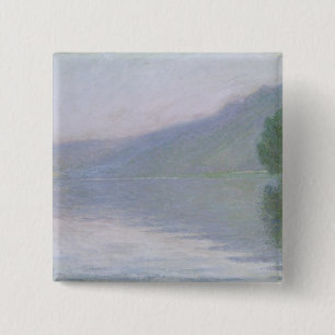 Badge Carré 5 Cm Claude Monet la Seine au Port-Villez, 1894