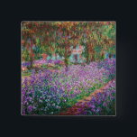 Badge Carré 5 Cm Claude Monet - Le jardin de l'artiste à Giverny<br><div class="desc">Jardin de l'artiste à Giverny / Le Jardin de l'artiste a Giverny - Claude Monet,  1900</div>