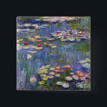 Badge Carré 5 Cm Claude Monet - Nymphéas / Nymphéas<br><div class="desc">Nymphéas / Nymphéas - Claude Monet,  1916</div>