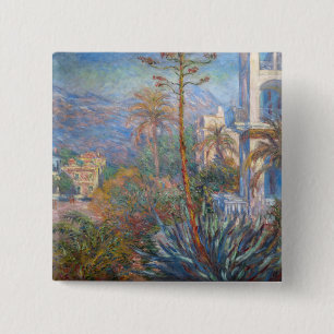 Badge Carré 5 Cm Claude Monet - Villas à Bordighera