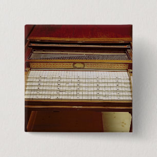 Badge Carré 5 Cm Clavecin, par Johann Jakob Konnicke, 1796