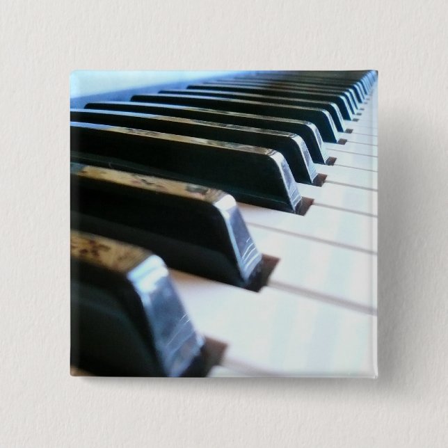 Badge Carré 5 Cm Clavier (Devant)