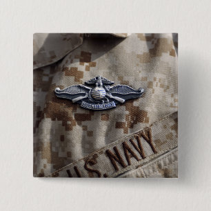 Badge Carré 5 Cm Clé du dispositif de guerre de la flotte