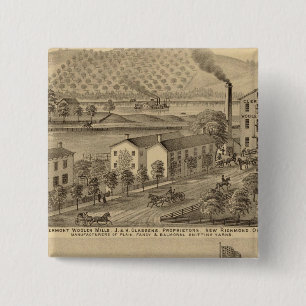 Badge Carré 5 Cm Clermont Woolen Mills